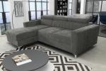 Zobrazit detail zboží: Sedací souprava Mildred Premium L tmavě šedá (levé)