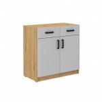 Zobrazit detail zboží: Skříňka Matylda 105 spodní sv.šedá/dub artisan (Kancelářský nábytek)