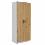 Zobrazit detail zboží: Skříň s policemi Matylda 111 dub artisan/sv.šedá (Kancelářský nábytek)