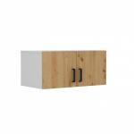 Zobrazit detail zboží: Nádstavec na skříň  Matylda 112 dub artisan/sv.šedá (Kancelářský nábytek)