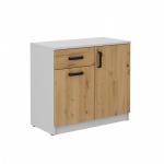 Zobrazit detail zboží: Komoda Matylda 820 dub artisan/sv.šedá (Kancelářský nábytek)