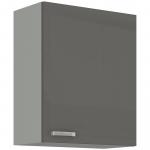 Zobrazit detail zboží: Kuchyňská skříňka Garid 60 G 72 1F šedý lesk/šedá (Greta)
