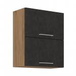 Zobrazit detail zboží: Kuchyňská skříňka Vega 60 GU 72 2F matera mat/dub lancelot (Vega)