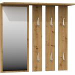 Zobrazit detail zboží: Věšák se zrcadlem Granát dub artisan ()