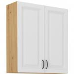 Zobrazit detail zboží: Kuchyňská skříňka Stipe 80 G 90 2F bílá/dub artisan (Stilo)