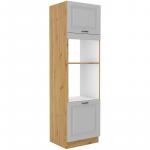 Zobrazit detail zboží: Kuchyňská skříňka Stipe 60 DPM 210 2F bílá/dub artisan (Stilo)