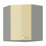 Zobrazit detail zboží: Kuchyňská skříňka Karpo 60x60 GN 72 1F krémový lesk/šedá (Karpo)